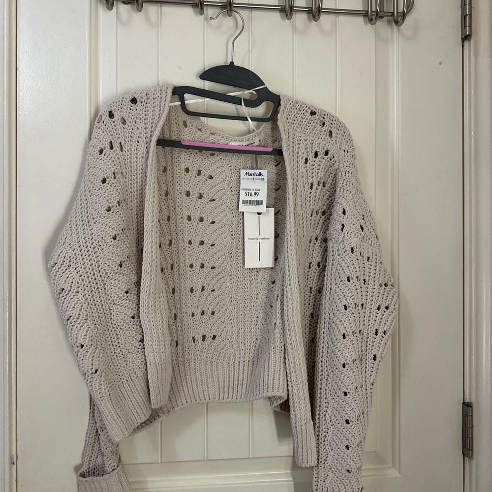 Marshalls Women's Beige Knit Cardigan